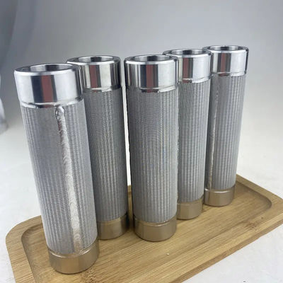 Customizable SS304 SS316 Sintered Porous Metal Tube 1-5 layers