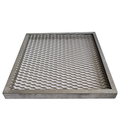 Chrome Nickel Punch Bar Expanded Metal Mesh Stainless Steel 304  Anti Acid